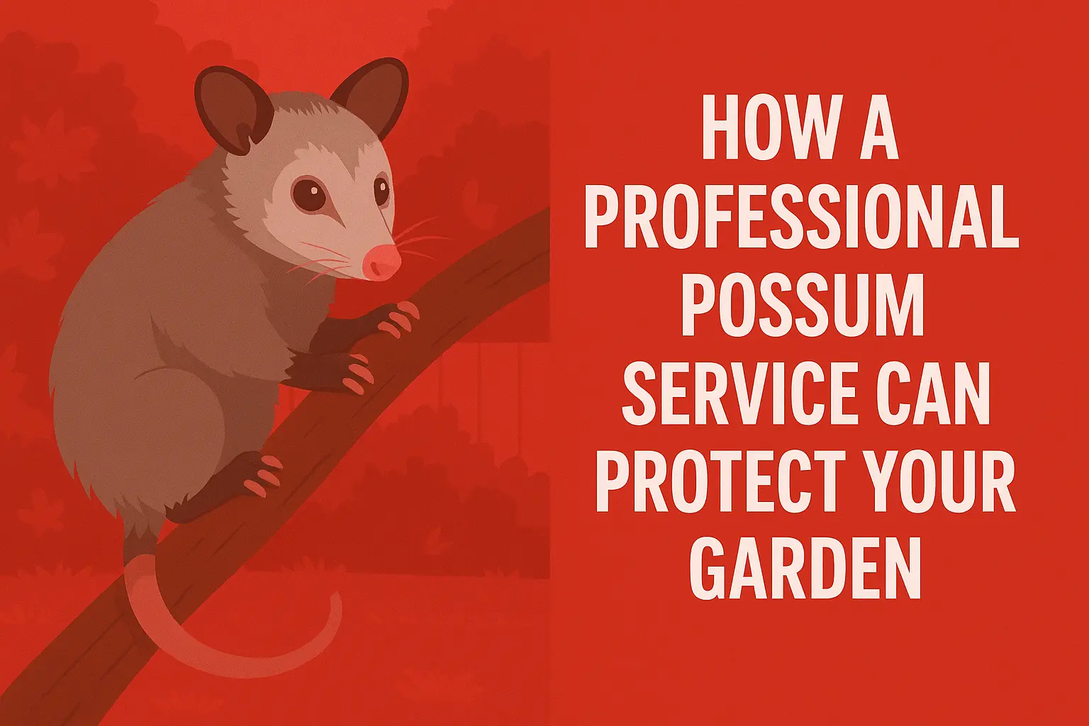 How a Professional Possum Removal Service Can Protect Your Garden?